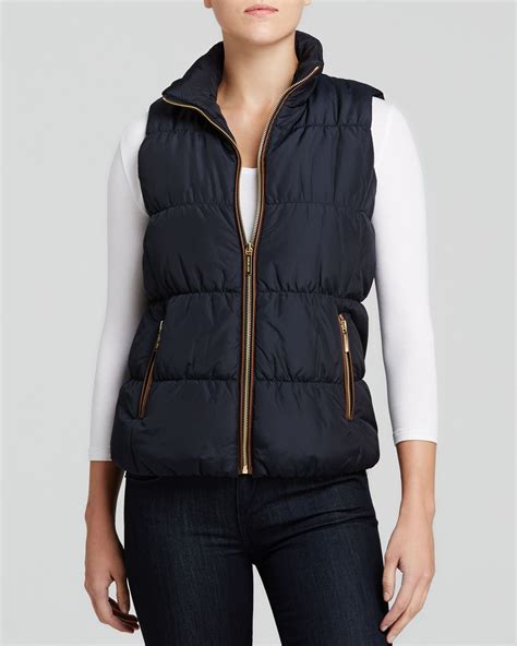 michael kors womens suit vest|Michael Kors quilted puffer vest.